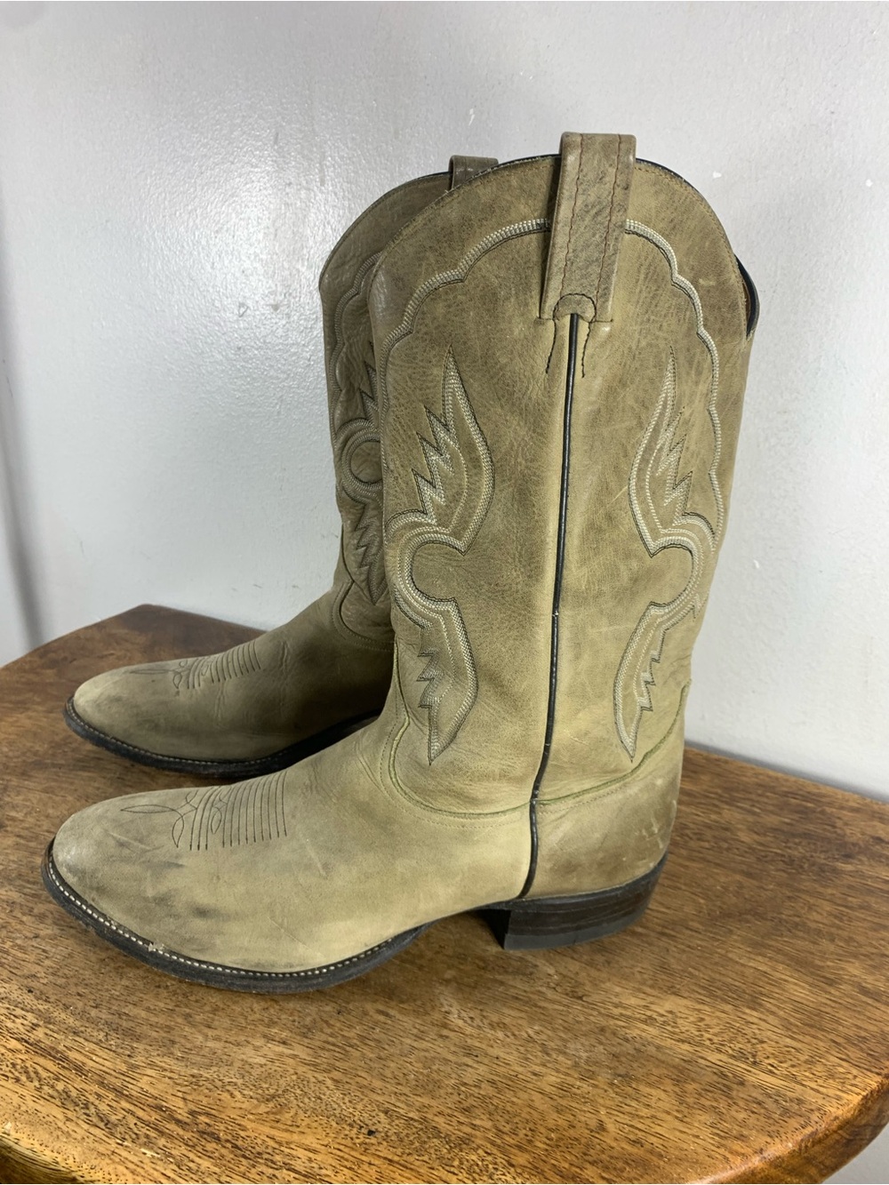 Tony lama mens cowboy leather boots